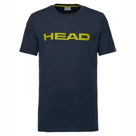 Tennisshirt HEAD Club Ivan Dark Blue Yellow Kinder