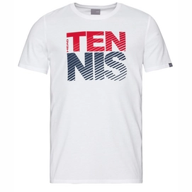 T-shirt de Tennis HEAD Junior Club Chris White