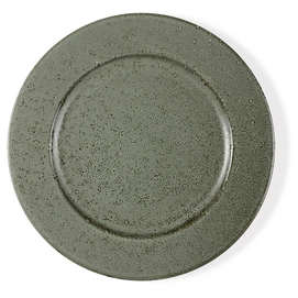 Dinner Plate Bitz Stoneware Green 27 cm