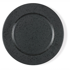 Dinner Plate Bitz Stoneware Black 27 cm