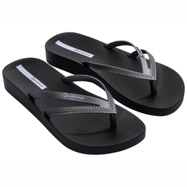 Slipper Ipanema Women Bossa Anatomic Soft Black Silver