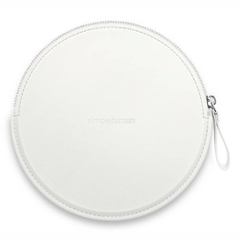 Make-up Spiegel Simplehuman Tasche mit Reißverschluss mit Sensor Weiß 10 cm