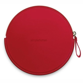 Make-up Spiegel Simplehuman Tasche mit Reißverschluss mit Sensor Rot 10 cm