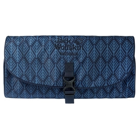 Toilettas Jack Wolfskin Waschsalon Midnight Blue Geometric Leaves