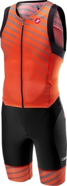 Speedsuit Castelli Men Free Sanremo Suit Sleeveless Orange
