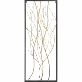 Wanddekoration PT Living Branches Iron Gold