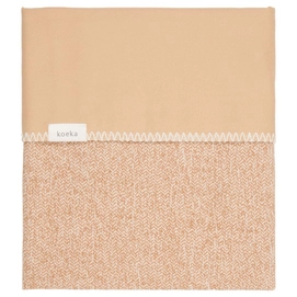 Ledikantdeken Koeka Flanel Vigo Caramel Soft Caramel