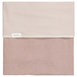 Wiegdeken Koeka Flanel Cairo plum