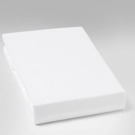 Spannbetttuch Yumeko Pure White (Flanell)-80 x 200 cm