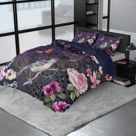 Dekbedovertrek Dreamhouse Malika Purple Satijn-200 x 200 / 220 cm | 2-Persoons