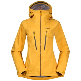 Ski Jacket Bergans Women Cecilie 3L Light Gold and Yellow-S