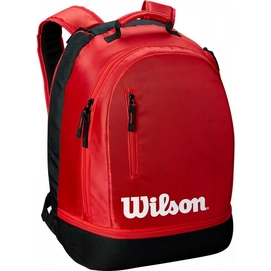 Tennisrucksack Wilson Team Backpack Schwarz Rot