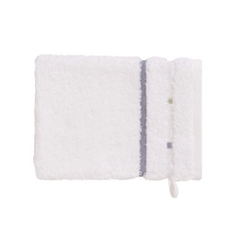 Washcloth Vossen Quadrati White Kiesel (set of 6)