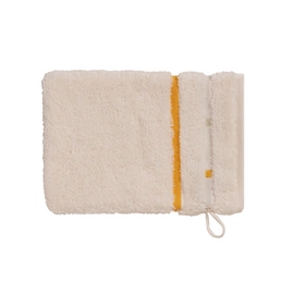 Washandje Vossen Quadrati Ivory Melon (set van 6)