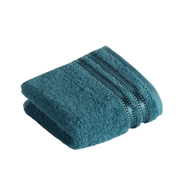 Guest Towel Vossen Cult de Luxe Petrol Blue (set of 6)