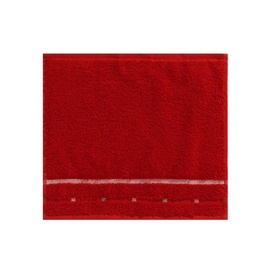 Face Towel Vossen Quadrati Purpur White (set of 6)