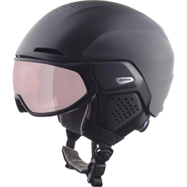Casque de Ski Alpina Alto Qv Black Matt