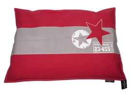 Hondenkussen Lex&Max Band Ster Rood