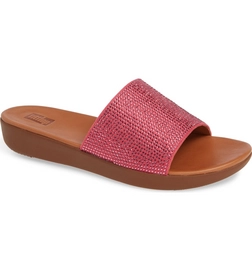 FitFlop Sola™ Crystalled Slide Psychedelic Pink