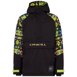Skijacke O'Neill Original Anorak Green Aop W/ Orange Herren