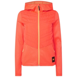 Fleecejacke O'Neill Athmos Baffle Mix Fleece Neon Flame Damen
