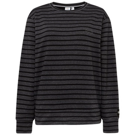 Trui O'Neill Women Essential Stripe Crew Black Aop W/ Black