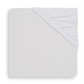 Drap-Housse  Jollein Jersey Blanc-60 x 120 cm