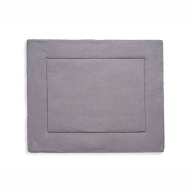 Boxkleed Jollein Bliss Knit Storm Grey Teddy Cotton (80 x 100 cm)