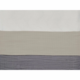 Bettlaken Jollein Wrinkled Cotton Nougat-75 x 100 cm (für Babywiegen)