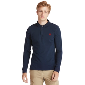 Polo Timberland Homme LS Millers River Polo Slim Dark Sapphire-XL