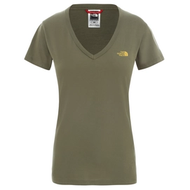 T-Shirt The North Face Women S/S Simple Dome Tee Burnt Olive Green