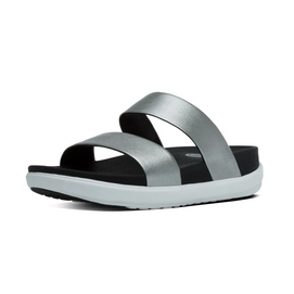 FitFlop Loosh Slide PU Silver