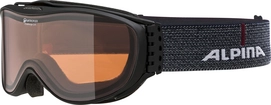 Ski Goggles Alpina Challenge 2.0 Black Matte QH Orange