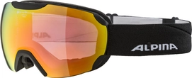 Ski Goggles Alpina Pheos Black Matte QVMM Red