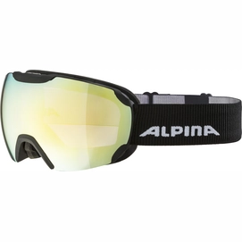 Skibril Alpina Pheos Black Matt QMM Gold