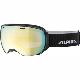 Skibril Alpina Big Horn Black Matt QVMM Gold