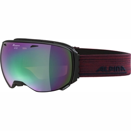 Ski Goggles Alpina Big Horn Black Matte MM Emerald