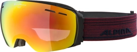 Ski Goggles Alpina Granby Black Matt QVMM Red