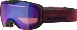 Masque de Ski Alpina Pheos S Black Matt QMM Blue