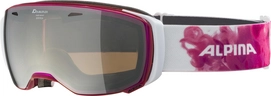 Skibrille Alpina Estetica Translucent Pink MM Black Unisex