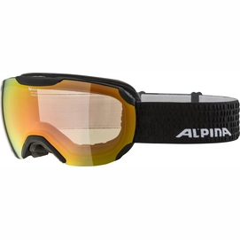 Skibril Alpina Pheos S Black Matt VMM Red