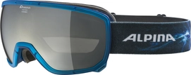 Skibrille Alpina Scarabeo Translucent Blue MM Black Unisex