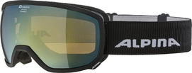 Skibril Alpina Scarabeo S Black Matt MM Gold