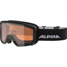 Skibril Alpina Scarabeo S Black QH Orange