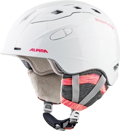 Ski Helmet Alpina Snow Mythos White Flamingo