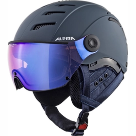 Ski Helmet Alpina Jump 2.0. JV QVMM Nightblue Denim Matte