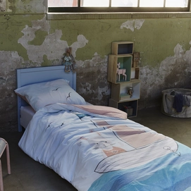 Parure de Lit Covers & Co Ahoy Bleu Coton