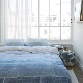 Dekbedovertrek At Home by Beddinghouse Tones Blauw Grijs Katoen
