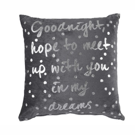 Coussin Ariadne at Home My Dreams Antraciet (43 x 43 cm)