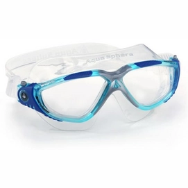 Zwembril Aqua Sphere Vista Clear Lens Aqua/Blue 2021
